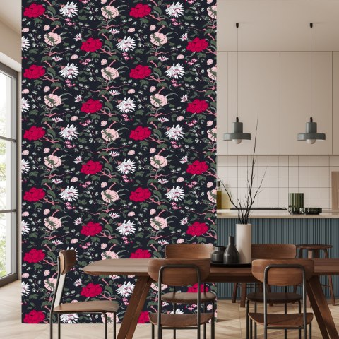 Tapeta Kwiaty W Stylu Vintage