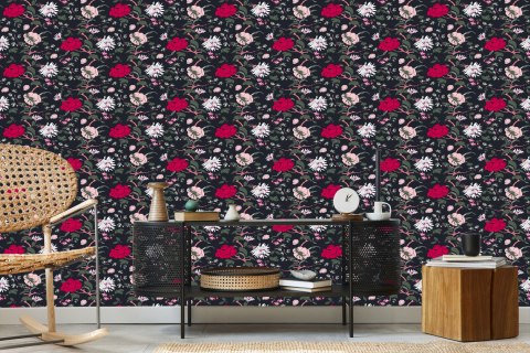 Tapeta Kwiaty W Stylu Vintage