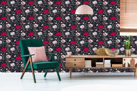 Tapeta Kwiaty W Stylu Vintage