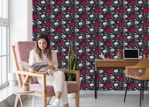 Tapeta Kwiaty W Stylu Vintage