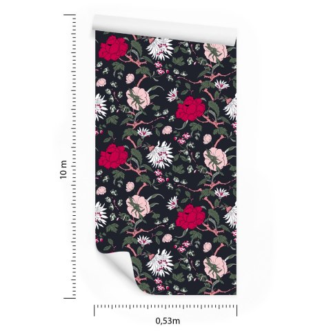 Tapeta Kwiaty W Stylu Vintage