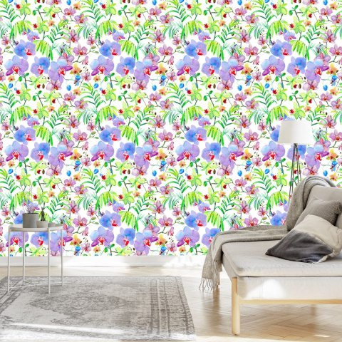 Tapeta Orchidea Storczyki Rośliny Kwiaty Do Salonu