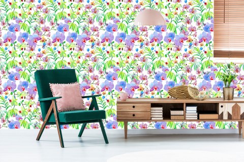 Tapeta Orchidea Storczyki Rośliny Kwiaty Do Salonu