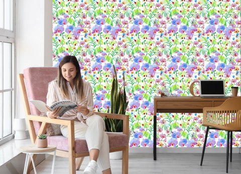 Tapeta Orchidea Storczyki Rośliny Kwiaty Do Salonu