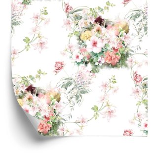 Tapeta Piękne Kwiaty I Liście