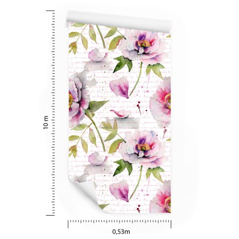 Tapeta Piwonie W Stylu Vintage