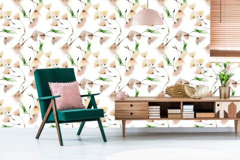Tapeta Nasiona Dmuchawca Malowane Akwarelą