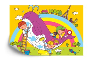 Fototapeta Dla Dzieci - Dzieci I Wieloryb