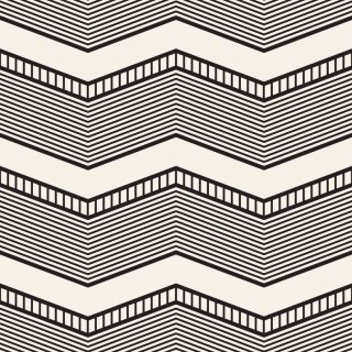 Tapeta Geometryczna - Retro Zygzaki