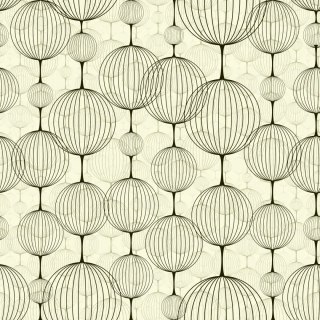 Tapeta Retro - Abstrakcyjne Czarne Wzory