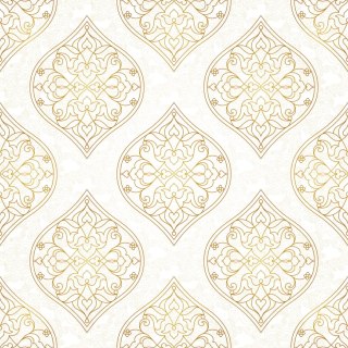 Tapeta Retro - Ornamenty W Stylu Wschodnim