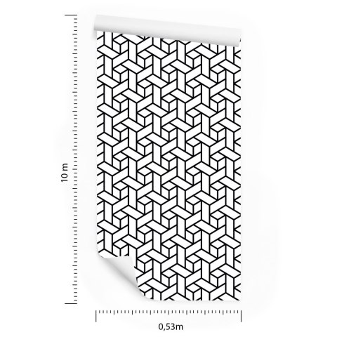Tapeta Wzór Geometryczny - Optyczna