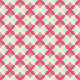 Tapeta Abstrakcja W Stylu Retro