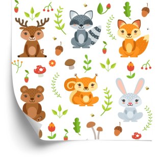 Tapeta Dla Dzieci - Leśni Przyjaciele