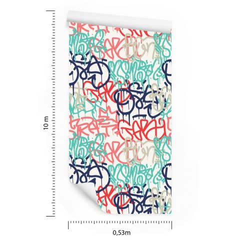 Tapeta Pastelowe Graffiti
