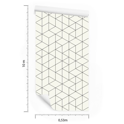 Tapeta Geometryczna - Sześciany