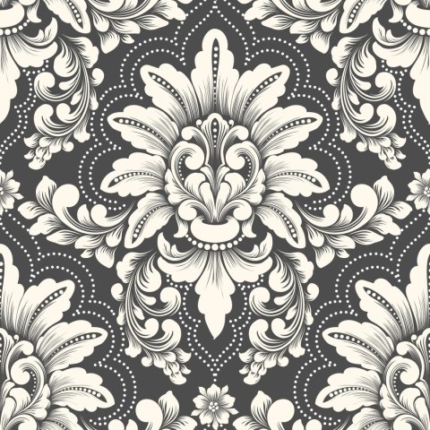 Tapeta Klasyczne Królewskie Ornamenty
