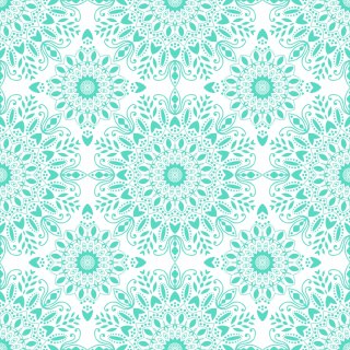 Tapeta Piękna Turkusowa Mandala