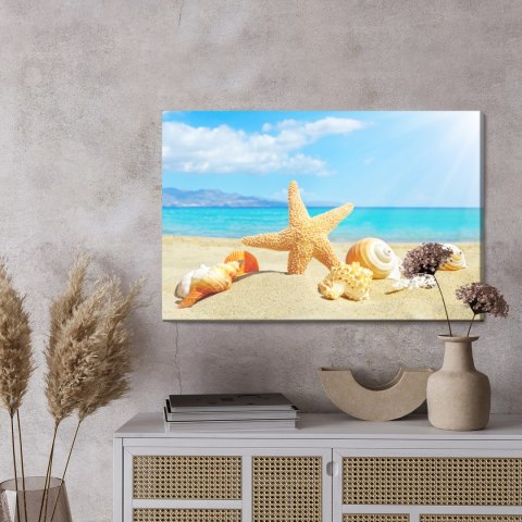 Obraz Na Płótnie Morze Plaża I Muszelki