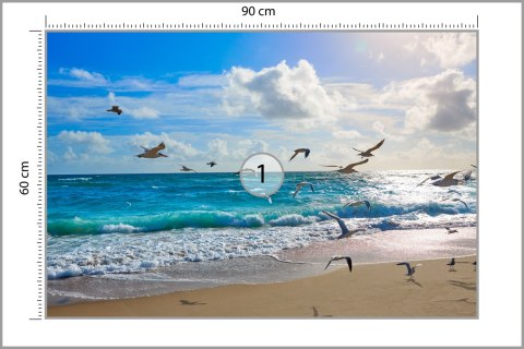 Fototapeta Plaża Morze Fale