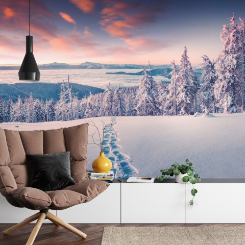 Fototapeta Zima W Górach