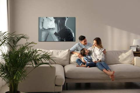 Obraz Na Płótnie Para W Sensualnej Pozie