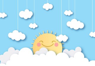Fototapeta Seria Wycinanek Happy Sun