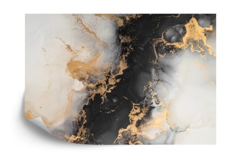 Fototapeta Marble Ink Abstract Art From Exquisite Original Painting For Abstract Background . Painting Was Painted Pattern Of Om