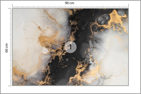 Fototapeta Marble Ink Abstract Art From Exquisite Original Painting For Abstract Background . Painting Was Painted Pattern Of Om
