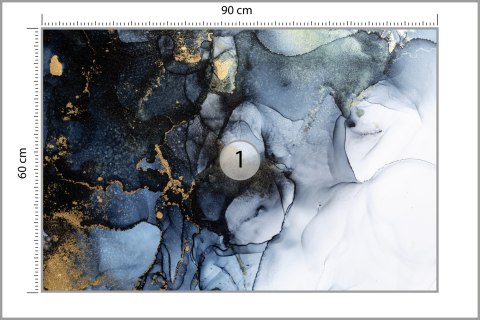 Fototapeta Marble Ink Abstract Art From Exquisite Original Painting For Abstract Background . Painting Was Painted Pattern Of Om