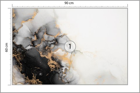 Fototapeta Marble Ink Abstract Art From Exquisite Original Painting For Abstract Background . Painting Was Painted Pattern Of Om