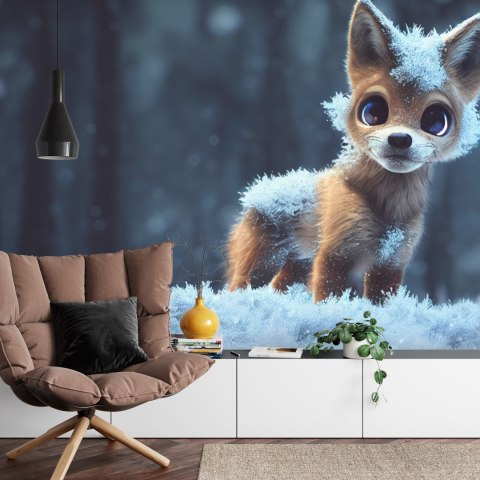 Fototapeta Red Fox In The Snow