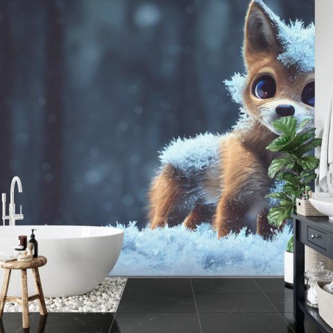 Fototapeta Red Fox In The Snow