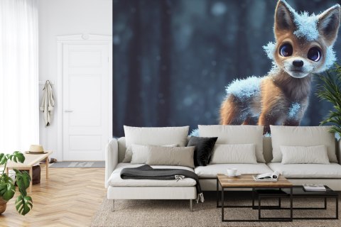 Fototapeta Red Fox In The Snow