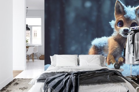 Fototapeta Red Fox In The Snow