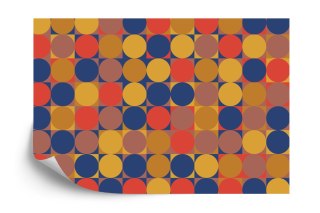 Fototapeta Retro Pattern, Geometric Colorful Abstract