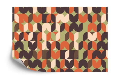 Fototapeta Retro Pattern, Geometric Colorful Abstract
