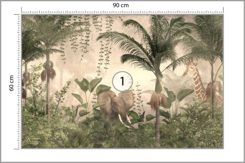 Fototapeta Tropical Trees And Leaves For Digital Printing Wallpaper, Custom Design Wallpaper - 3D