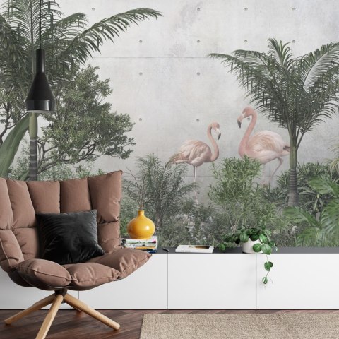 Fototapeta Tropical Trees And Leaves For Digital Printing Wallpaper, Custom Design Wallpaper - 3D