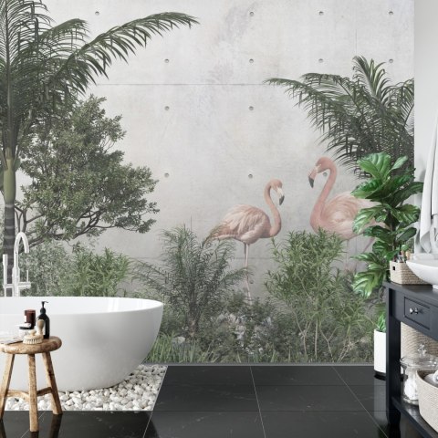 Fototapeta Tropical Trees And Leaves For Digital Printing Wallpaper, Custom Design Wallpaper - 3D