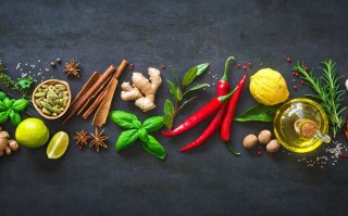 Obraz Wieloczęściowy Świeże Aromatyczne Przyprawy
