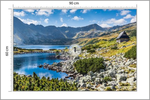 Fototapeta Górskie Jezioro W Dolinie