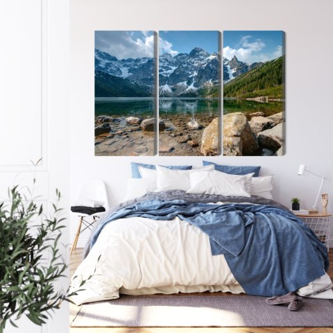 Obraz Wieloczęściowy Morskie Oko W Tatrach 3D