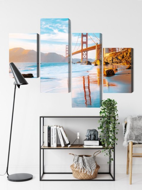 Obraz Wieloczęściowy Most Golden Gate W San Francisco